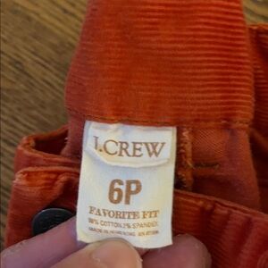 J. Crew Vibrant Orange Trousers